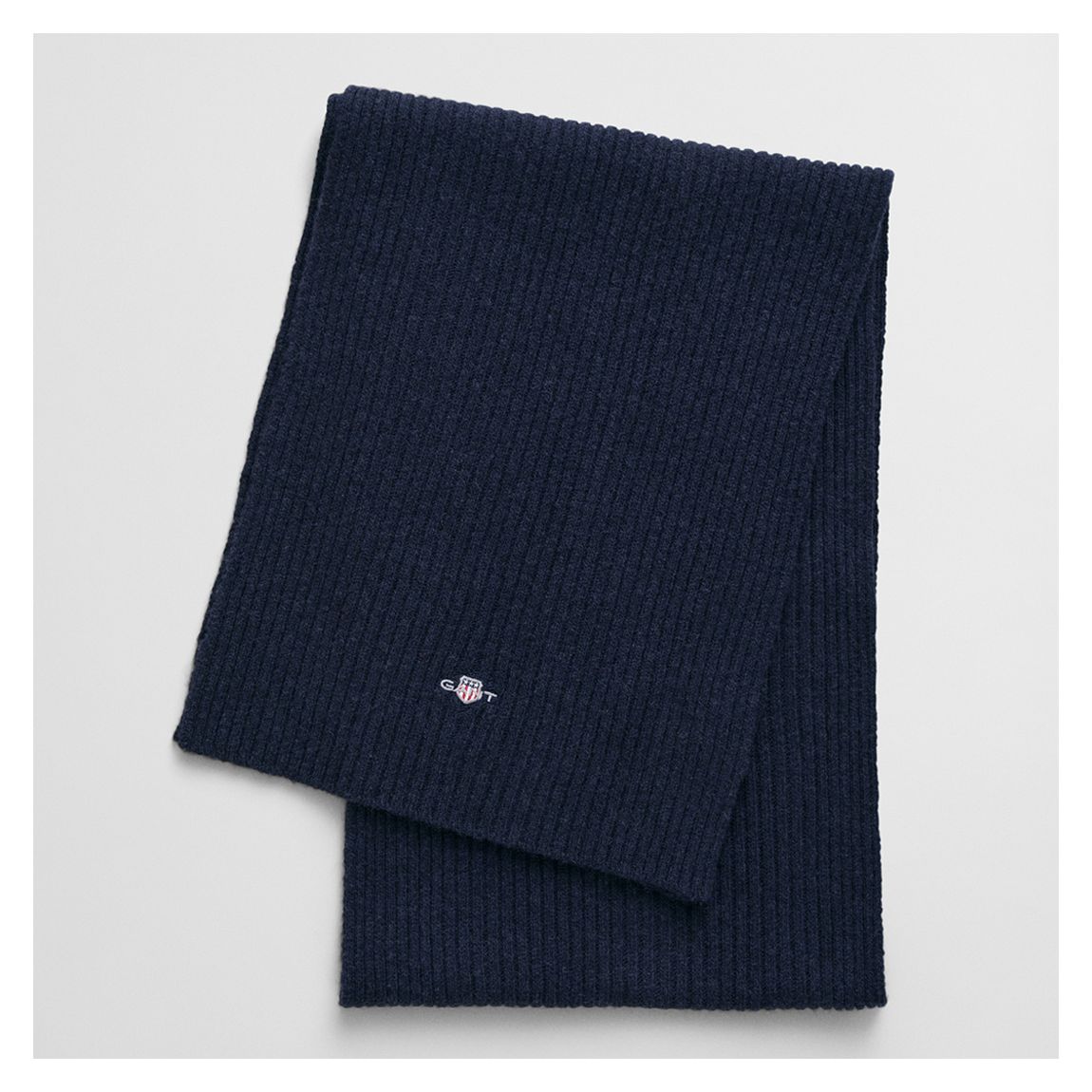 Blue Shield Wool Knitted Scarf main product photo
