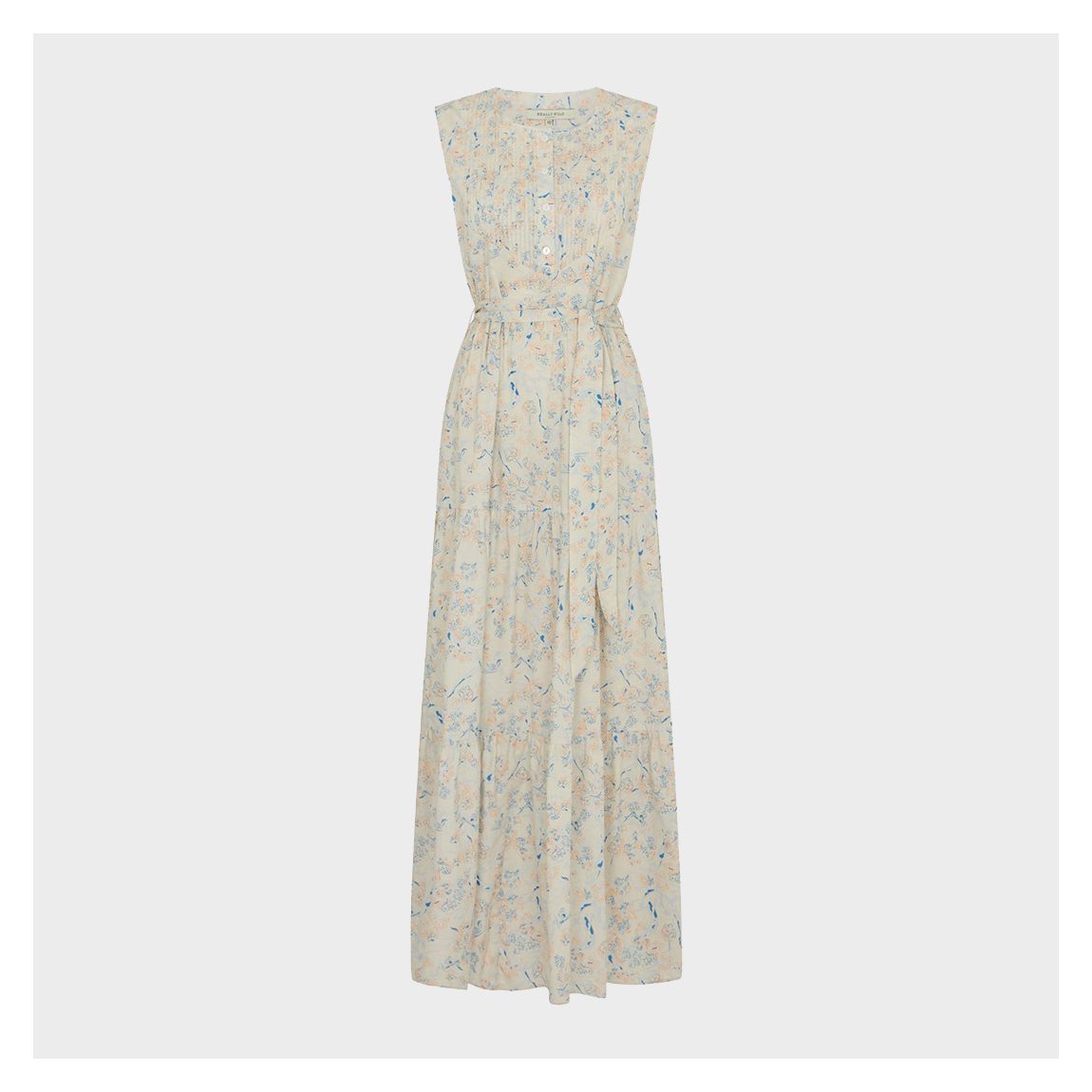 Ivory Saville Liberty Printed Tiered Dress main product photo