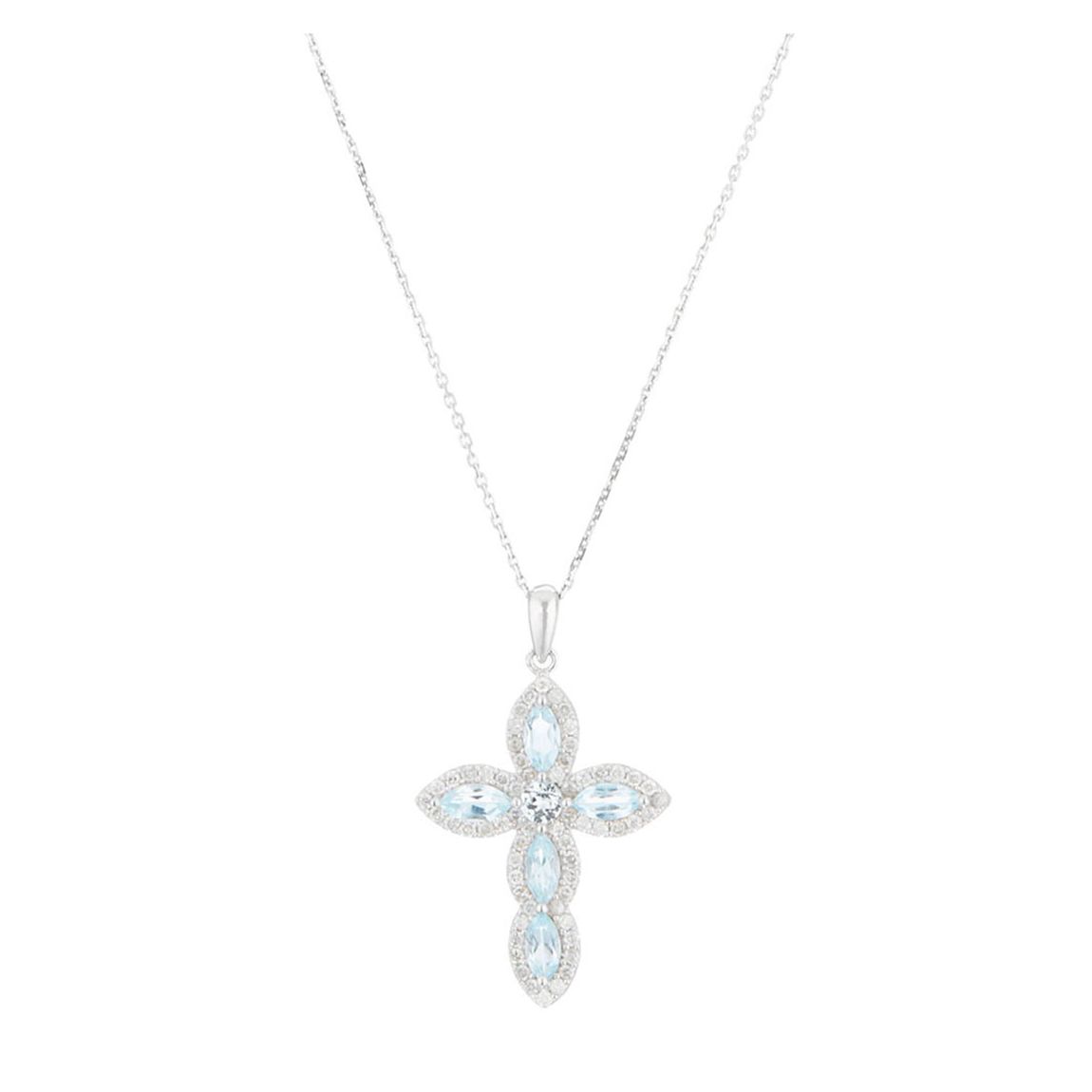 White Gold Beka Pendant Necklace main product photo