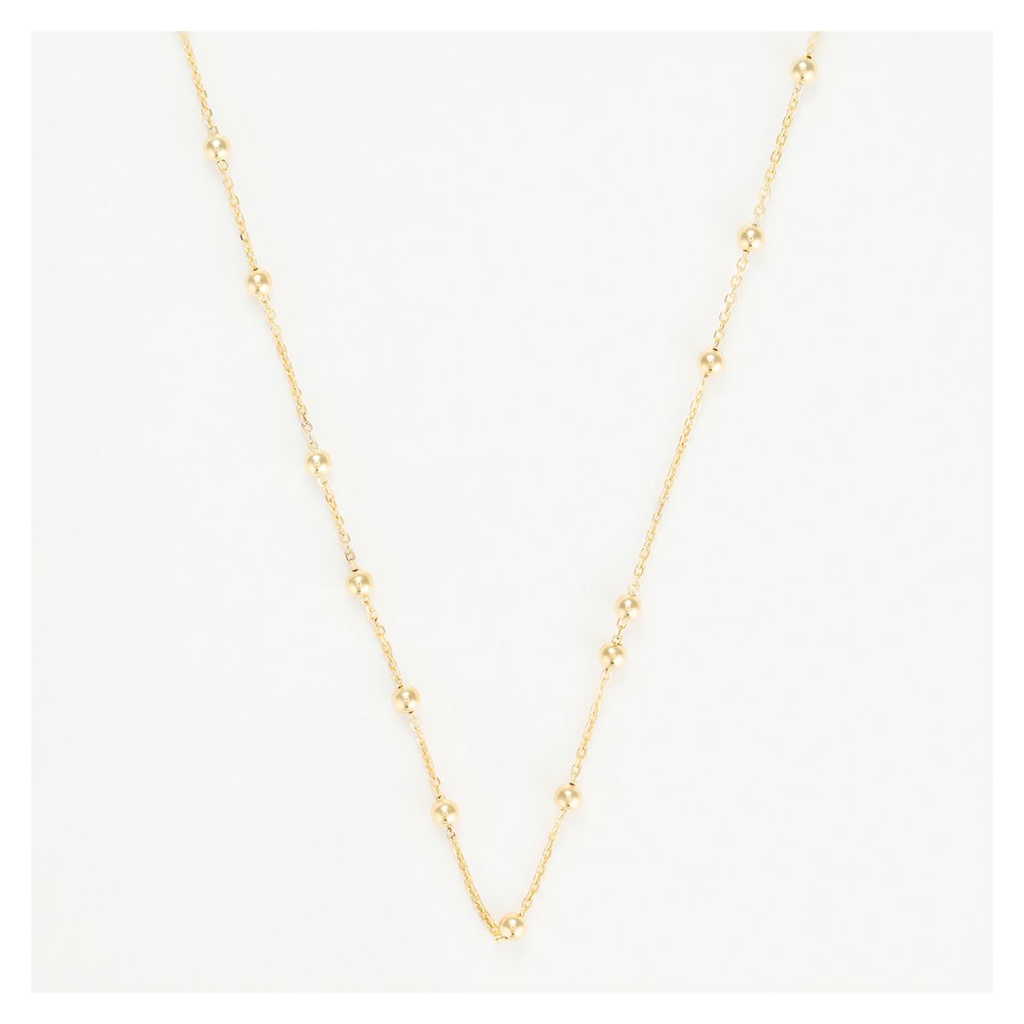 Yellow Gold Gold Ball Chain 50 cm main product photo