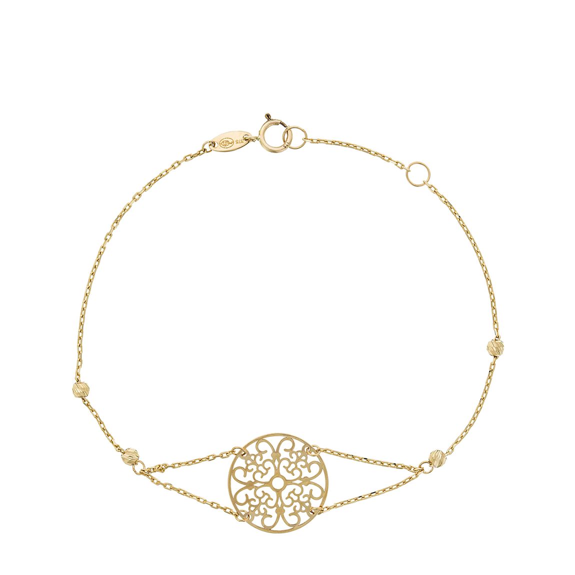 Yellow Gold Sun Bracelet main product photo