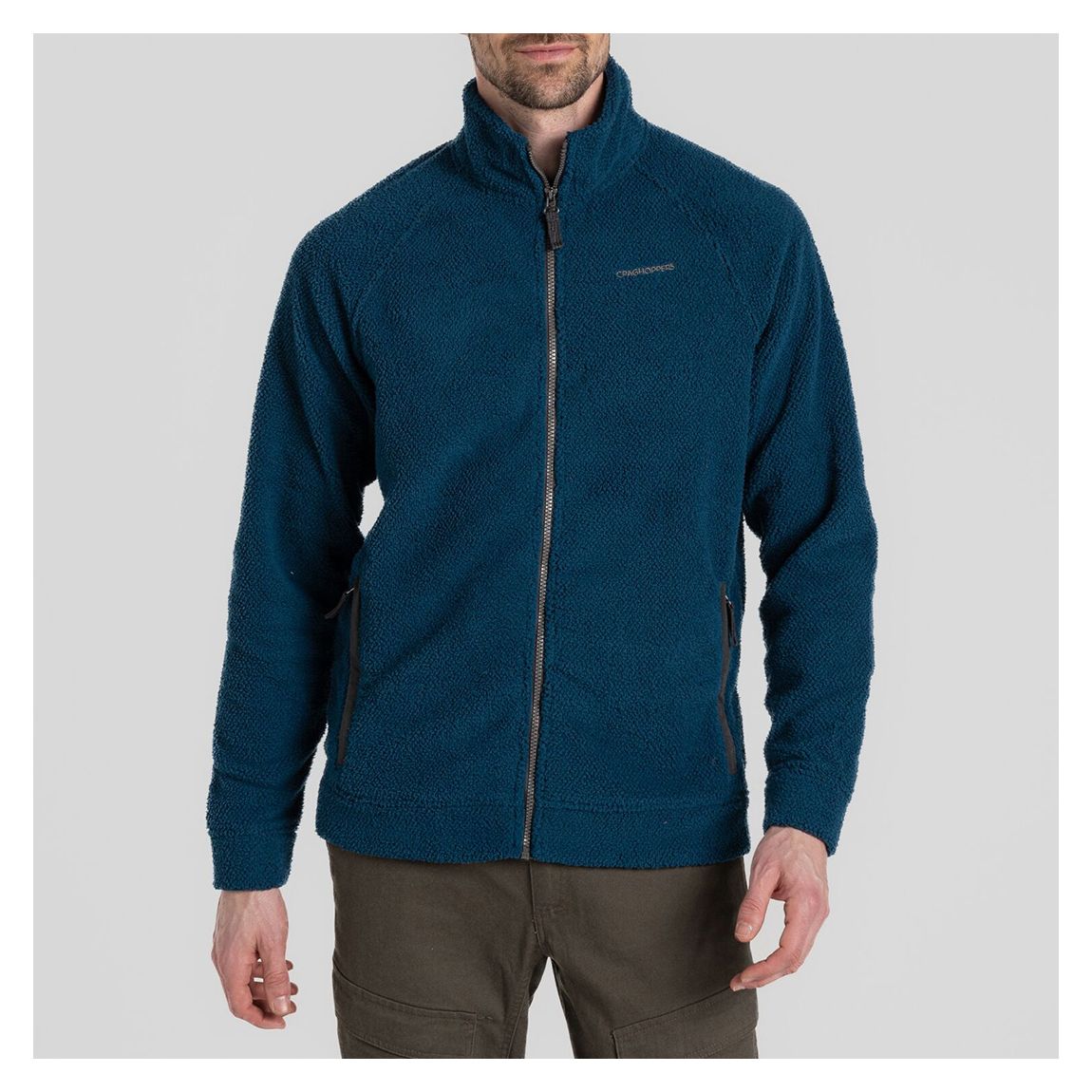 Teal Karlton Full Zip Fleece main product photo