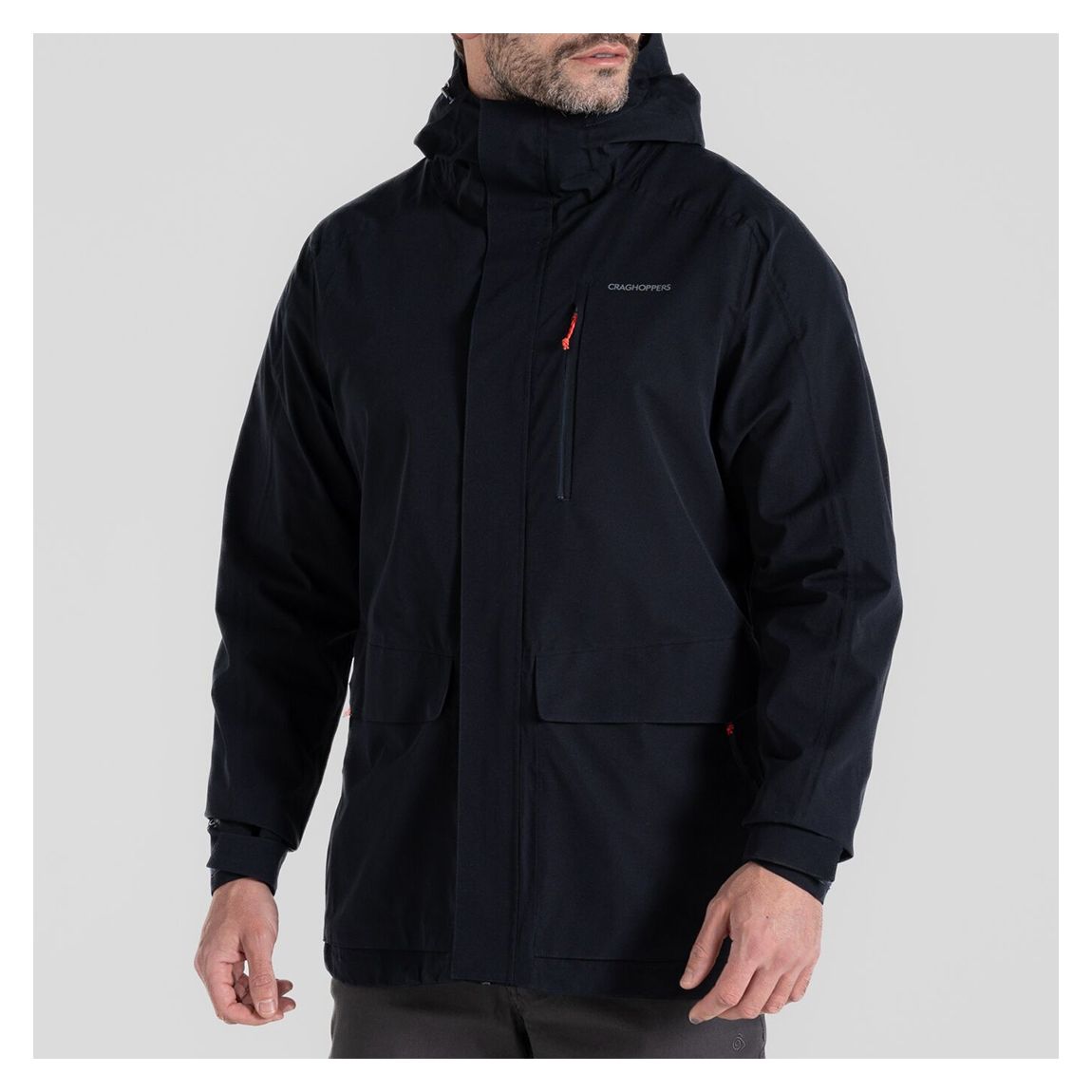 Navy Lorton Stretch Waterproof Jacket main product photo
