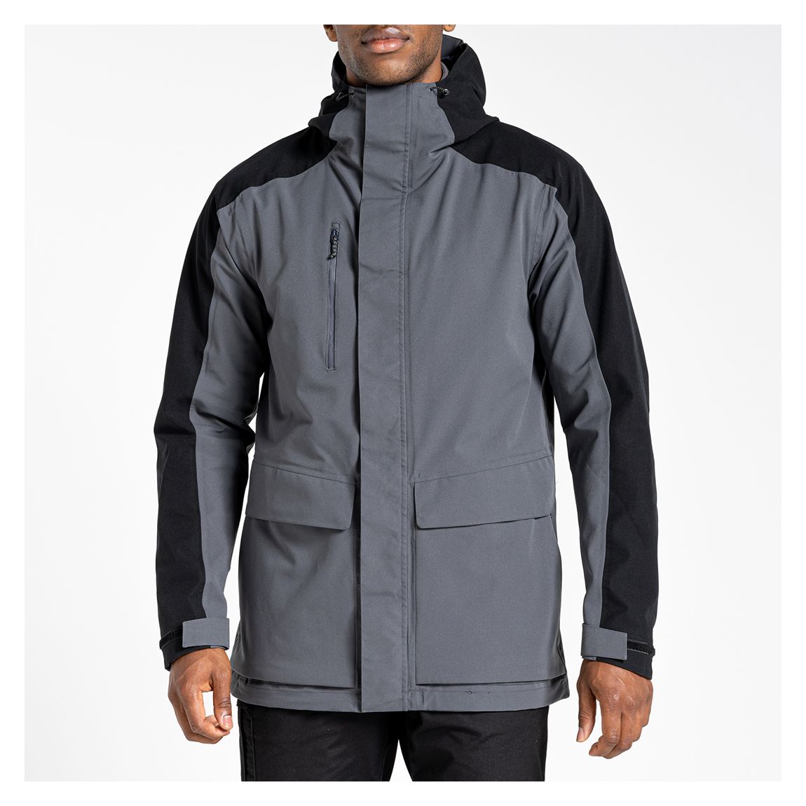 Grey/Black Expert Kiwi Pro Stretch Long Jacket main product photo