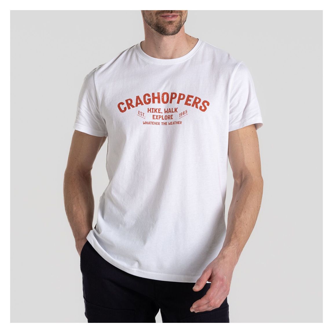 White Lucent Short Sleeved T-Shirt main product photo