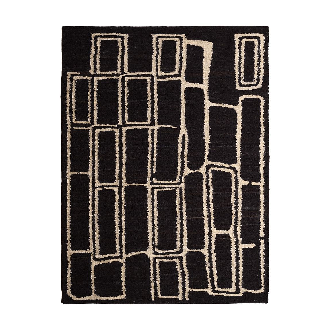Vava Carpet, Black & Ivory, 300 x 400xcm main product photo
