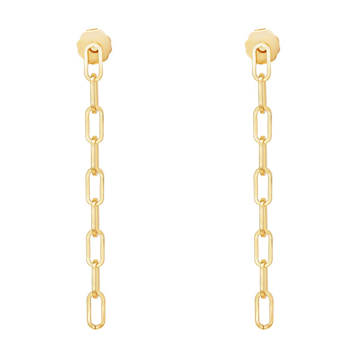 18K Gold Plated Link To My Heart Earrings main product photo