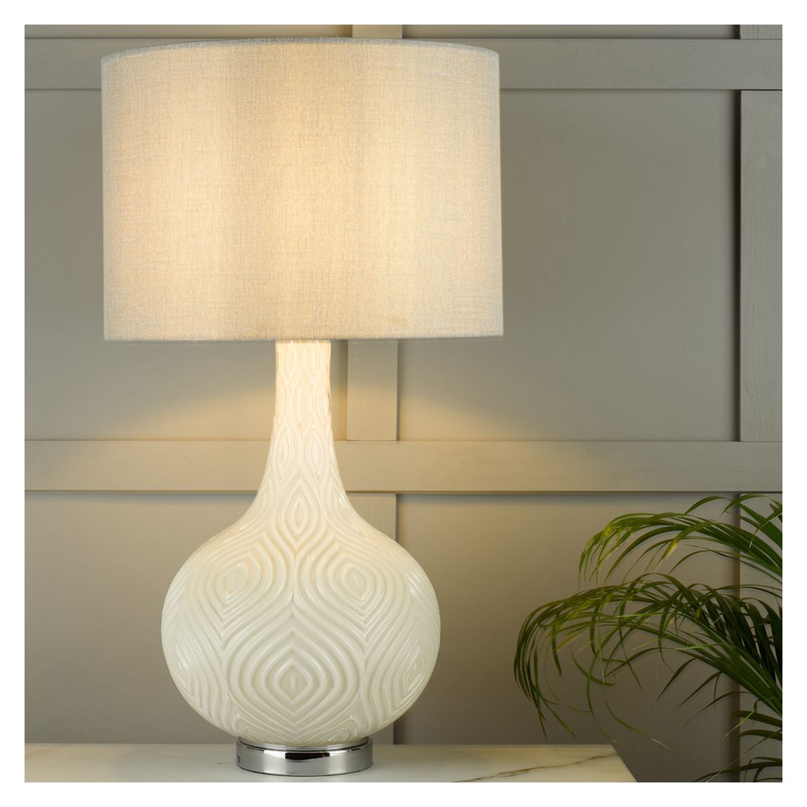 Grace Large Table Lamp Opal Glass main product photo