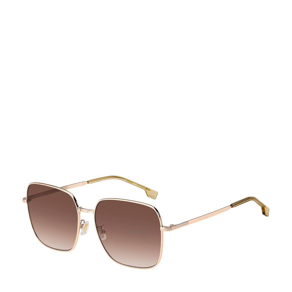 Rose Gold Square Sunglasses 59mm main product photo