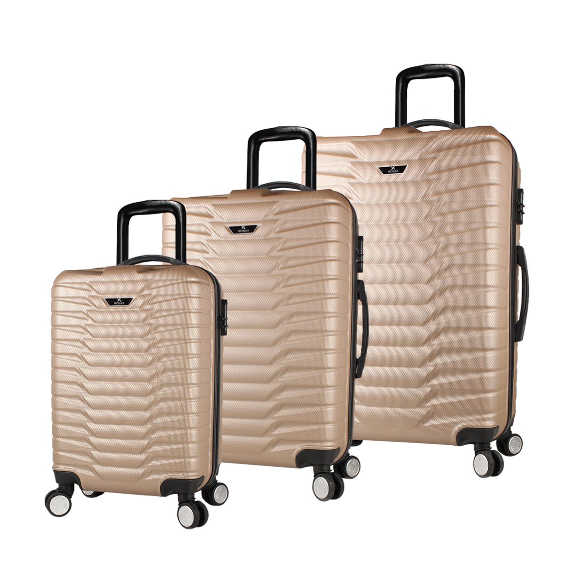 Gold Suitcase Set (3 Pieces) main product photo
