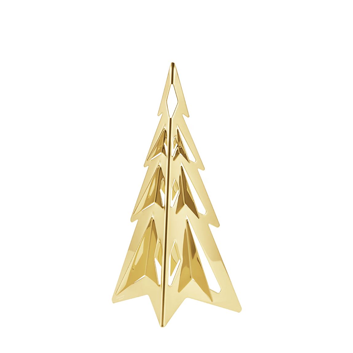 Medium Christmas Table Tree, Gold Plated main product photo