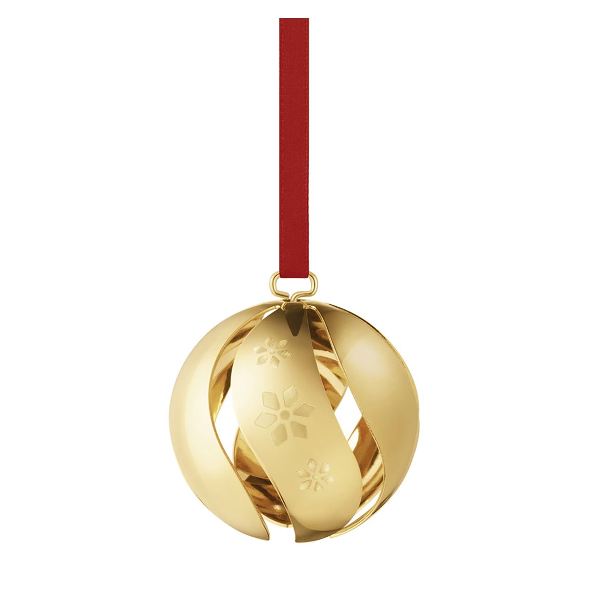 Christmas Ball Ornament, Gold Plated main product photo