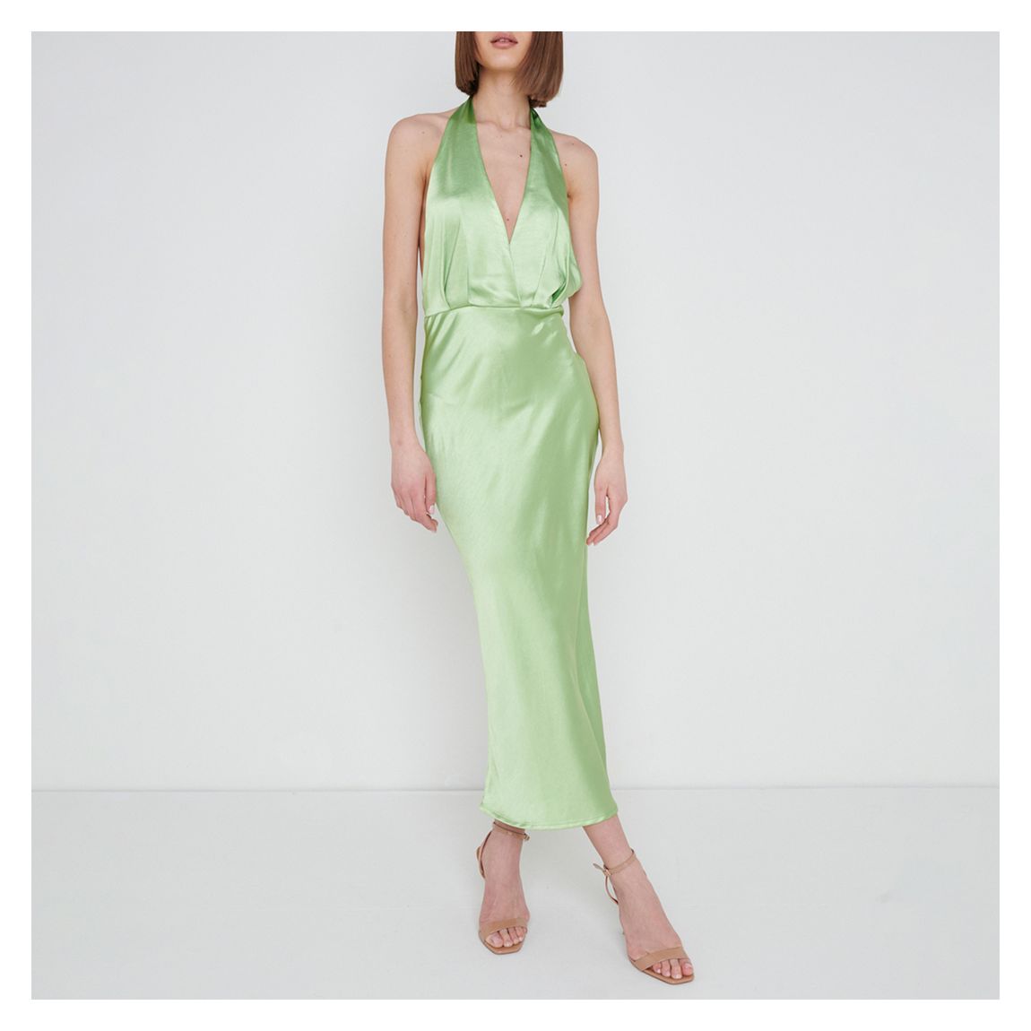 Mint Luann Halterneck Midaxi Dress main product photo
