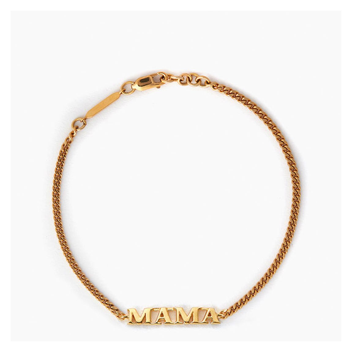 Yellow Gold Vermeil Mama Name Bracelet main product photo