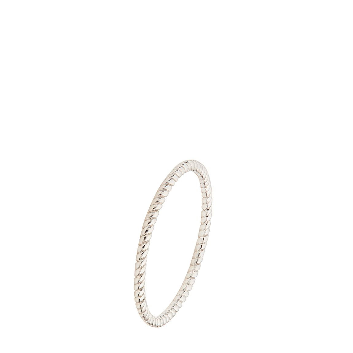 Sterling Silver Twisted Thread Ring main product photo