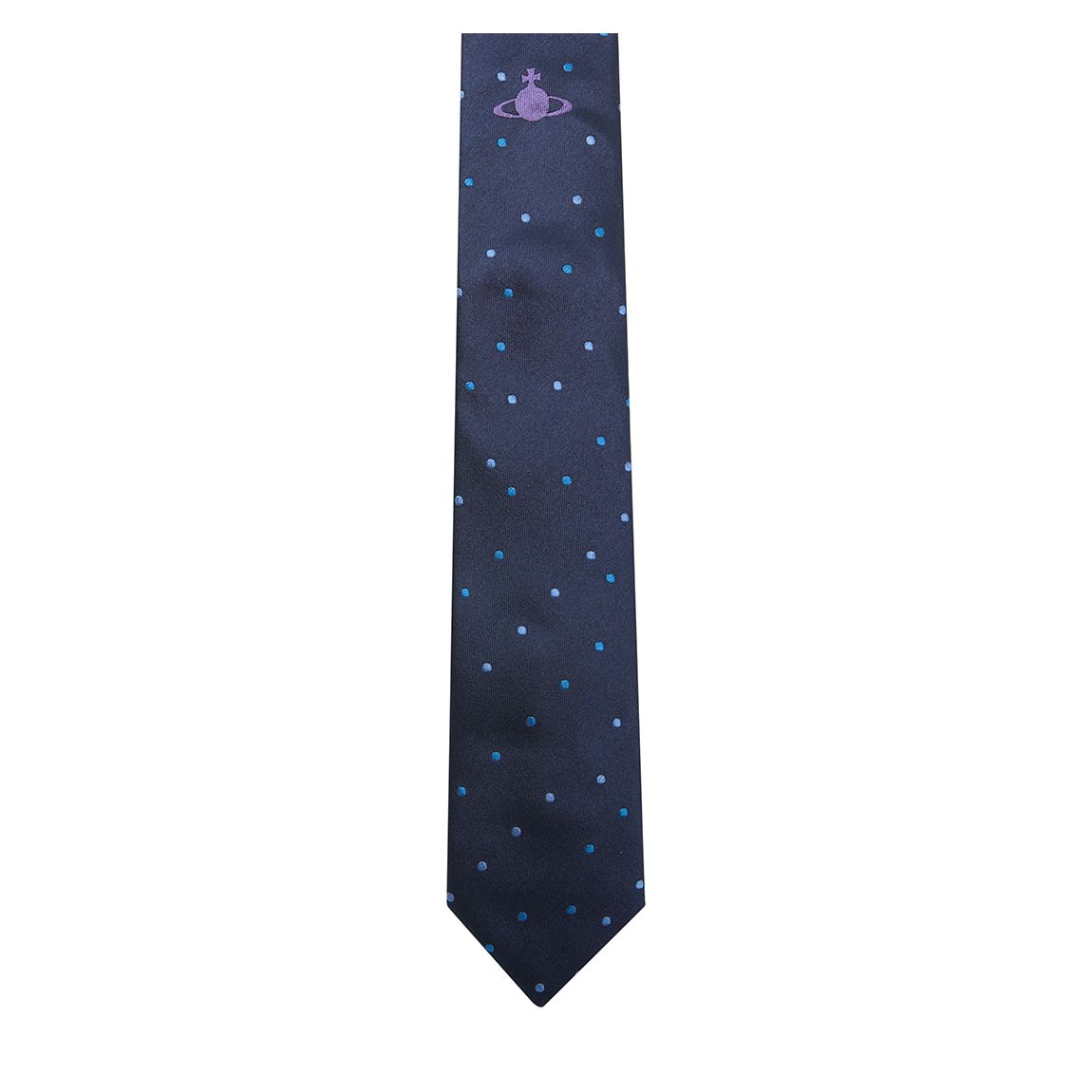 Blue Mini Dot Jacquard Tie main product photo