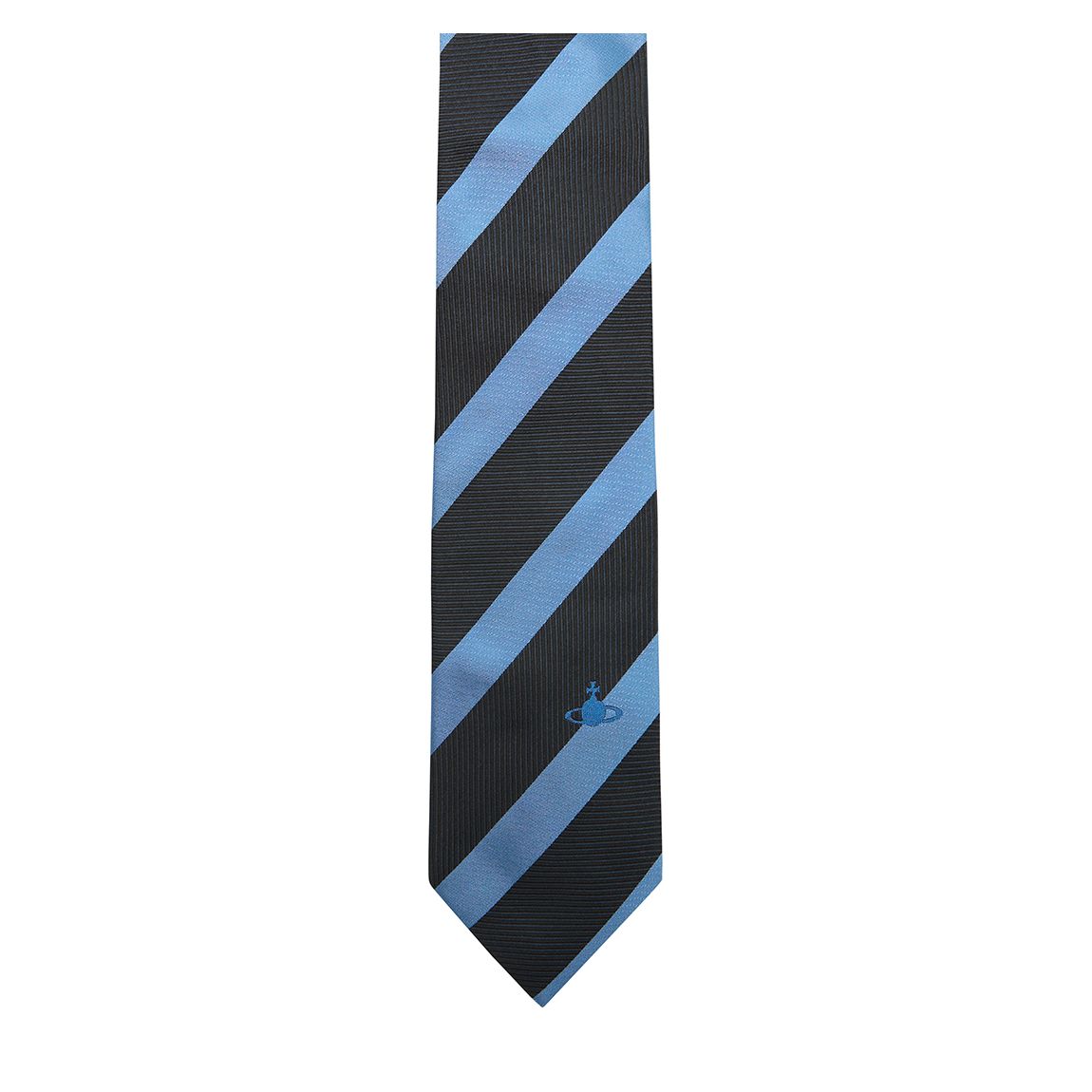 Navy Blue Herring Bone Jacquard Tie main product photo