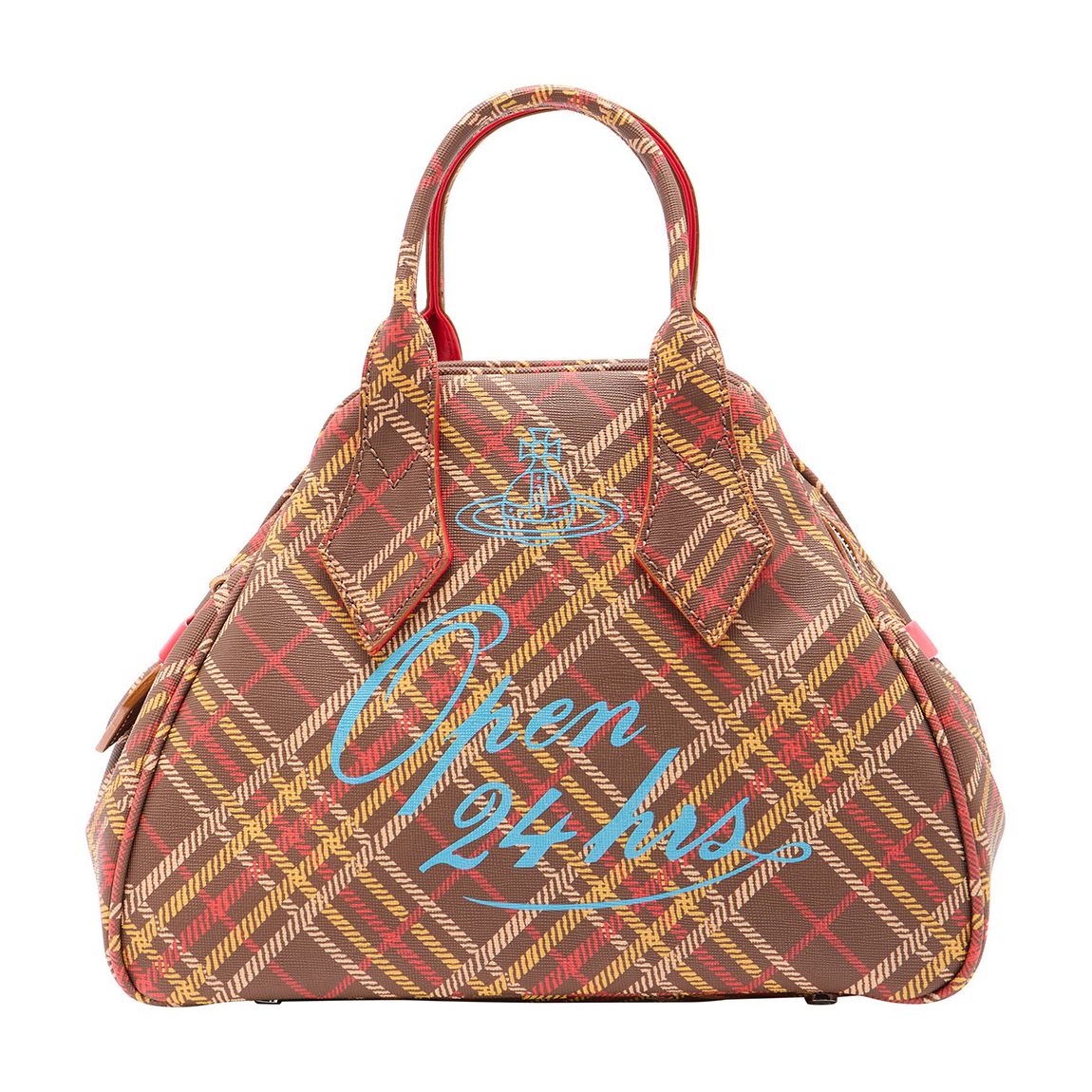 Brown Open 24H Coated Canvas Derby Medium Yasmine main product photo