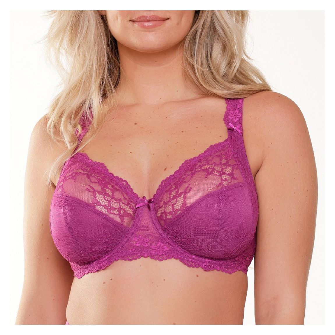 Raspberry DAILY Wire Bra - Plus Size main product photo