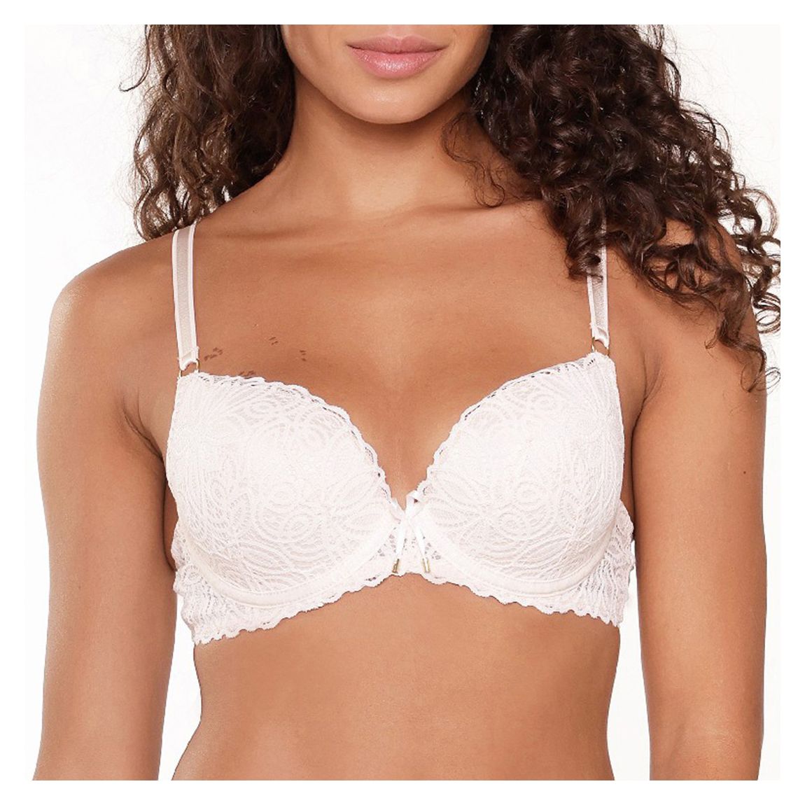 Powder puff Strapless Balconet Bra main product photo