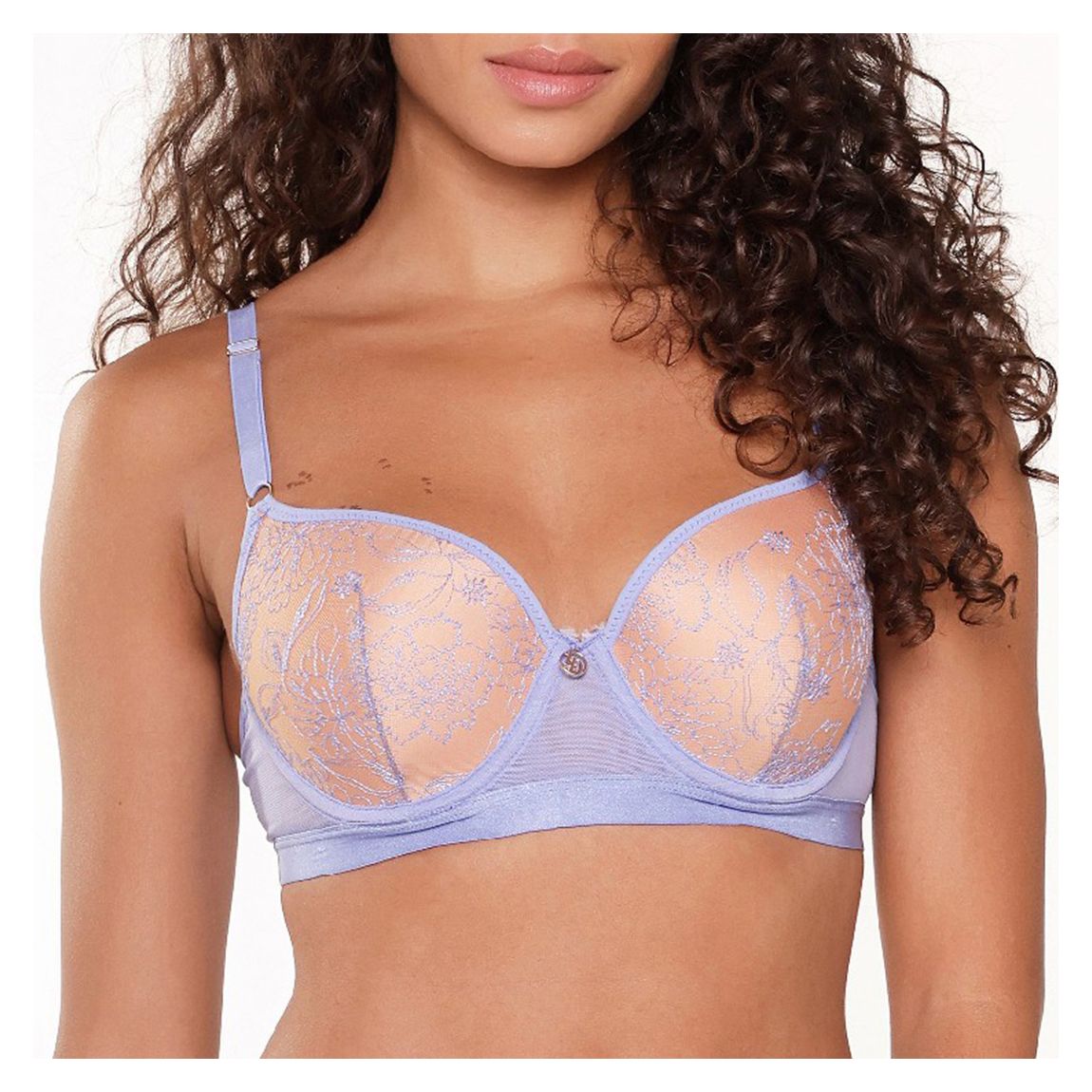 Misty blue Underwired Bra main product photo