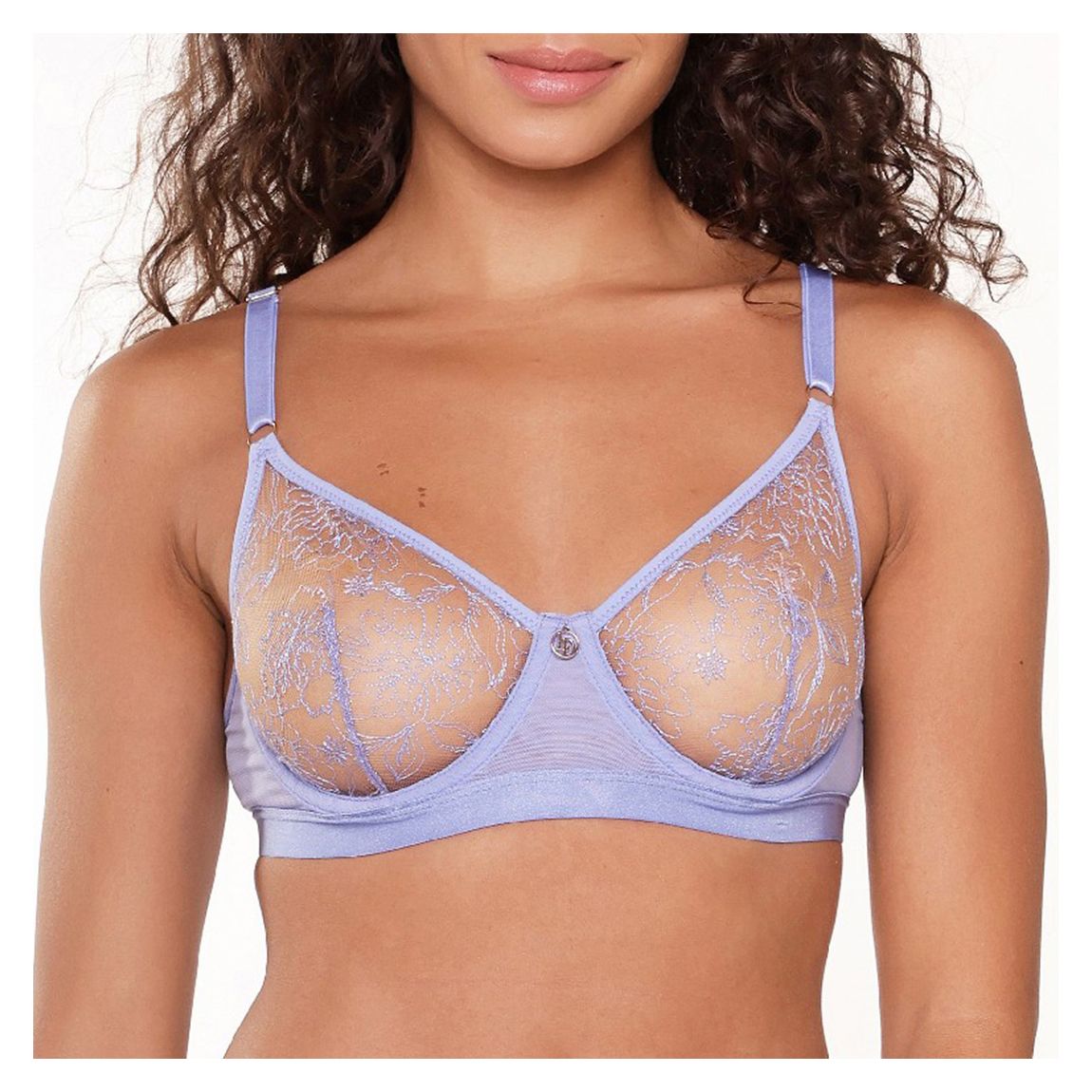 Misty blue Underwired bra main product photo
