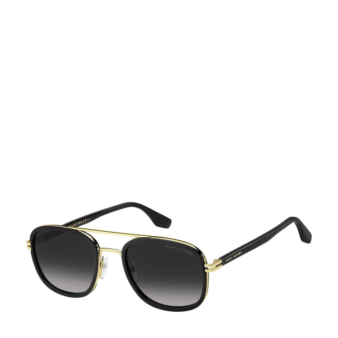 Men's Black Aviator Sunglasses 54mm main product photo