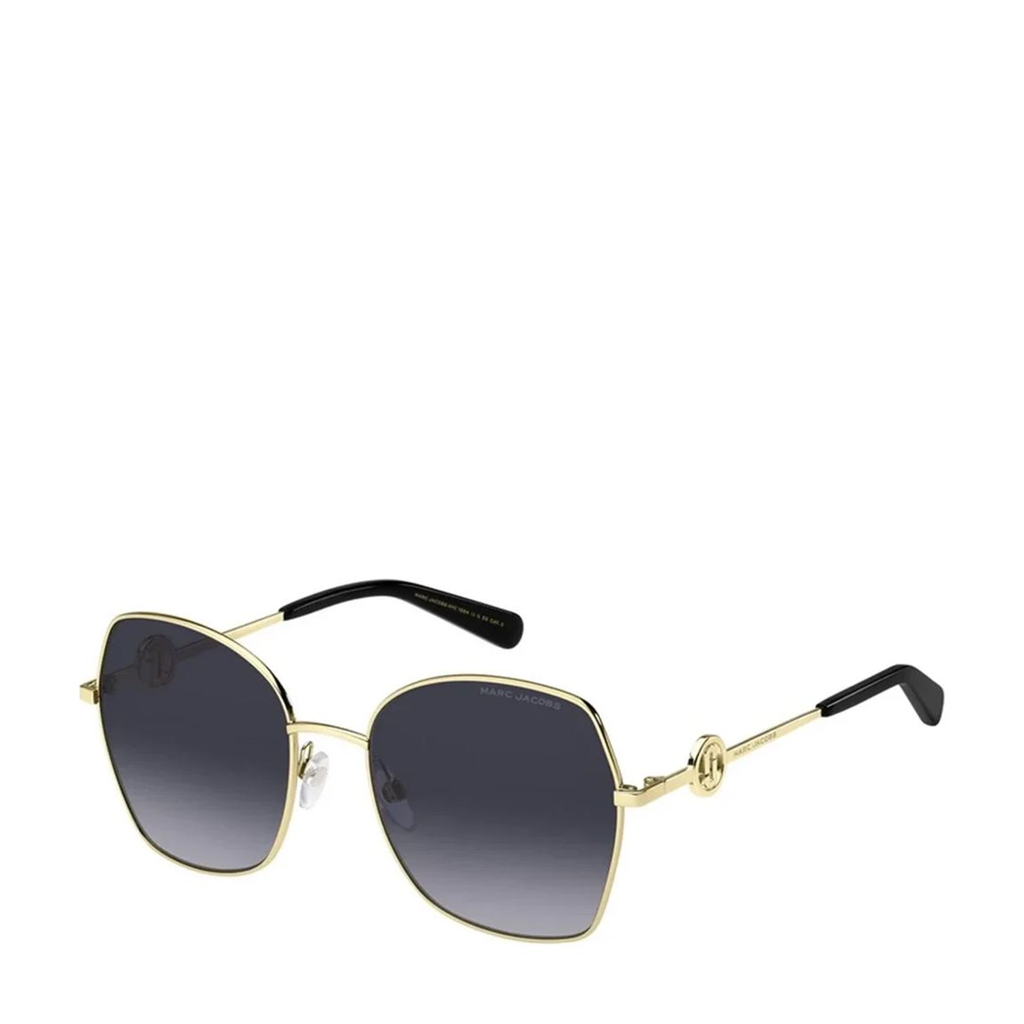 Women's Gold Geometric Sunglasses 57mm main product photo
