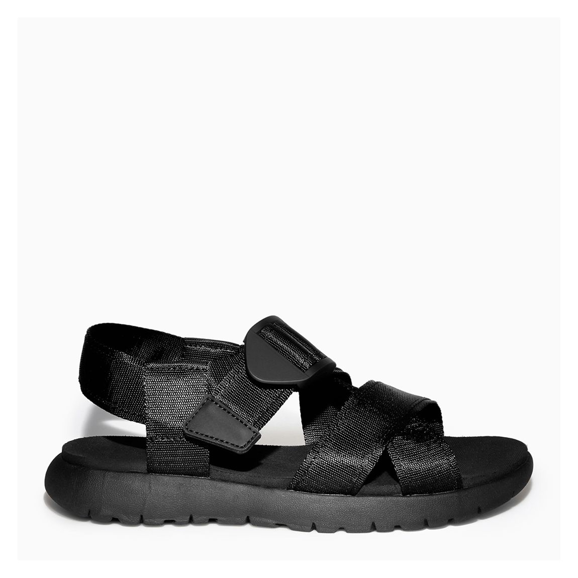 Black E Pelican Webbing Sandal main product photo
