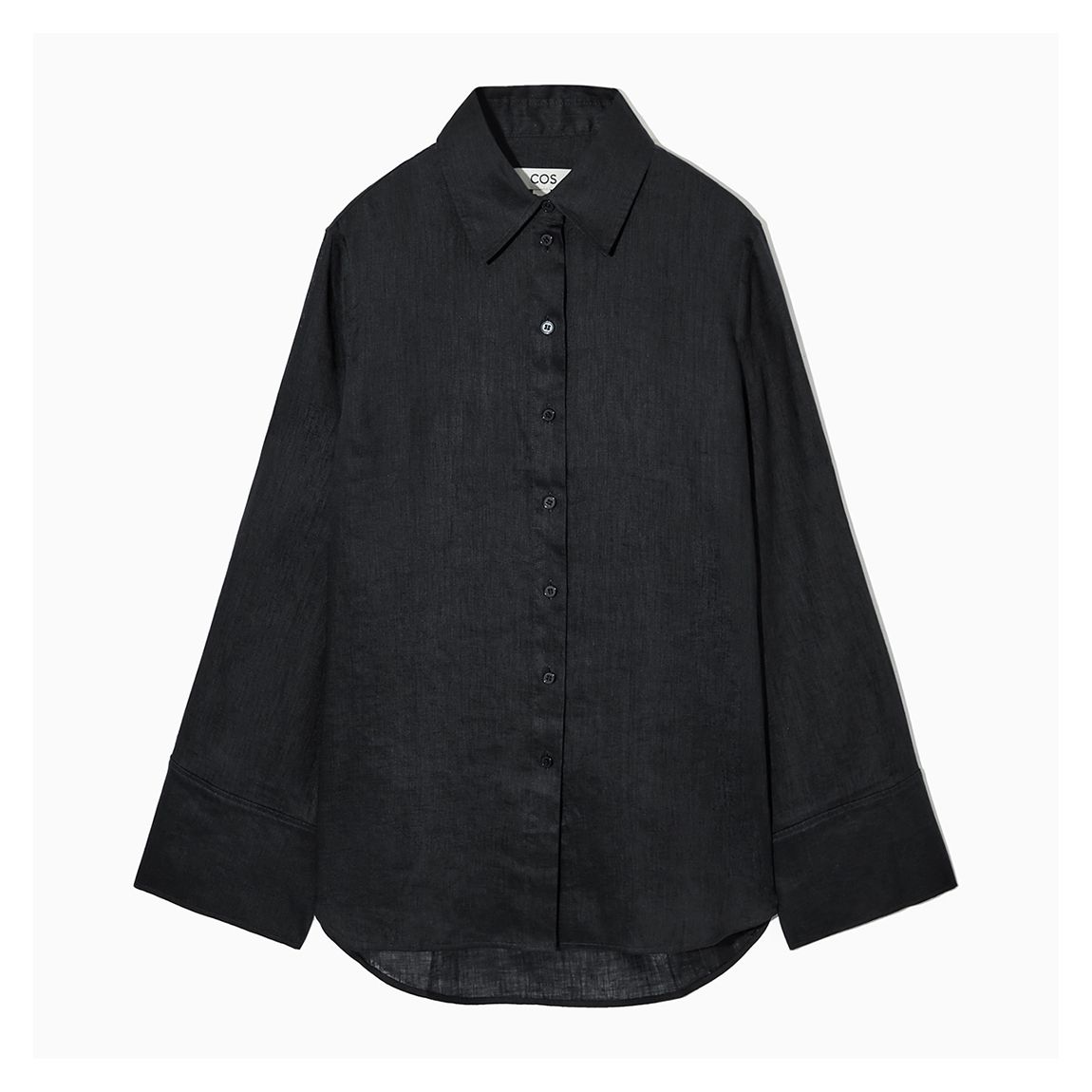 Navy Linen Shirt main product photo