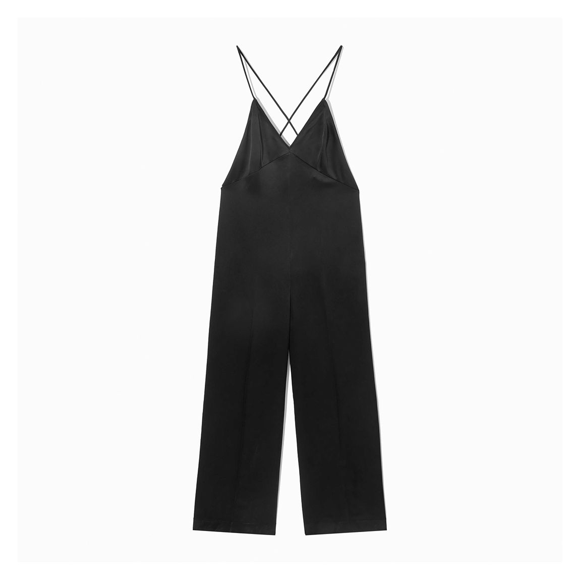 Black Lime Crossback Jumpsuit main product photo