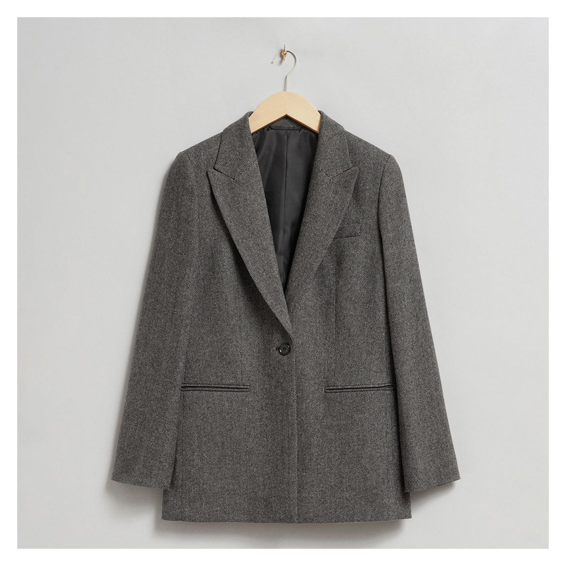 Grey Oversized Blazer main product photo