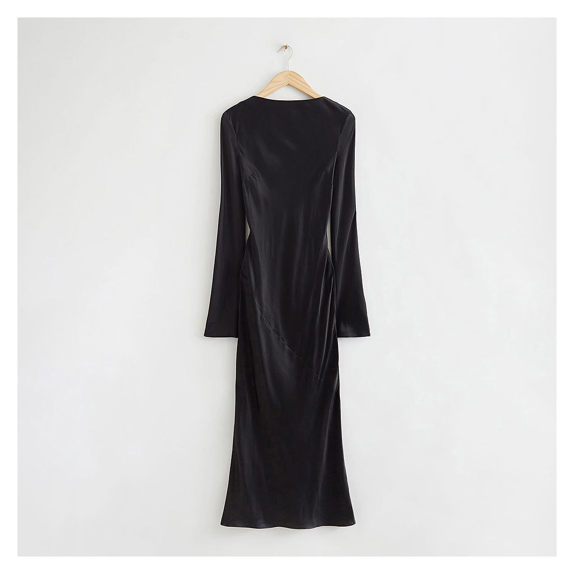 Black Danessa Knitted Midi Dress main product photo