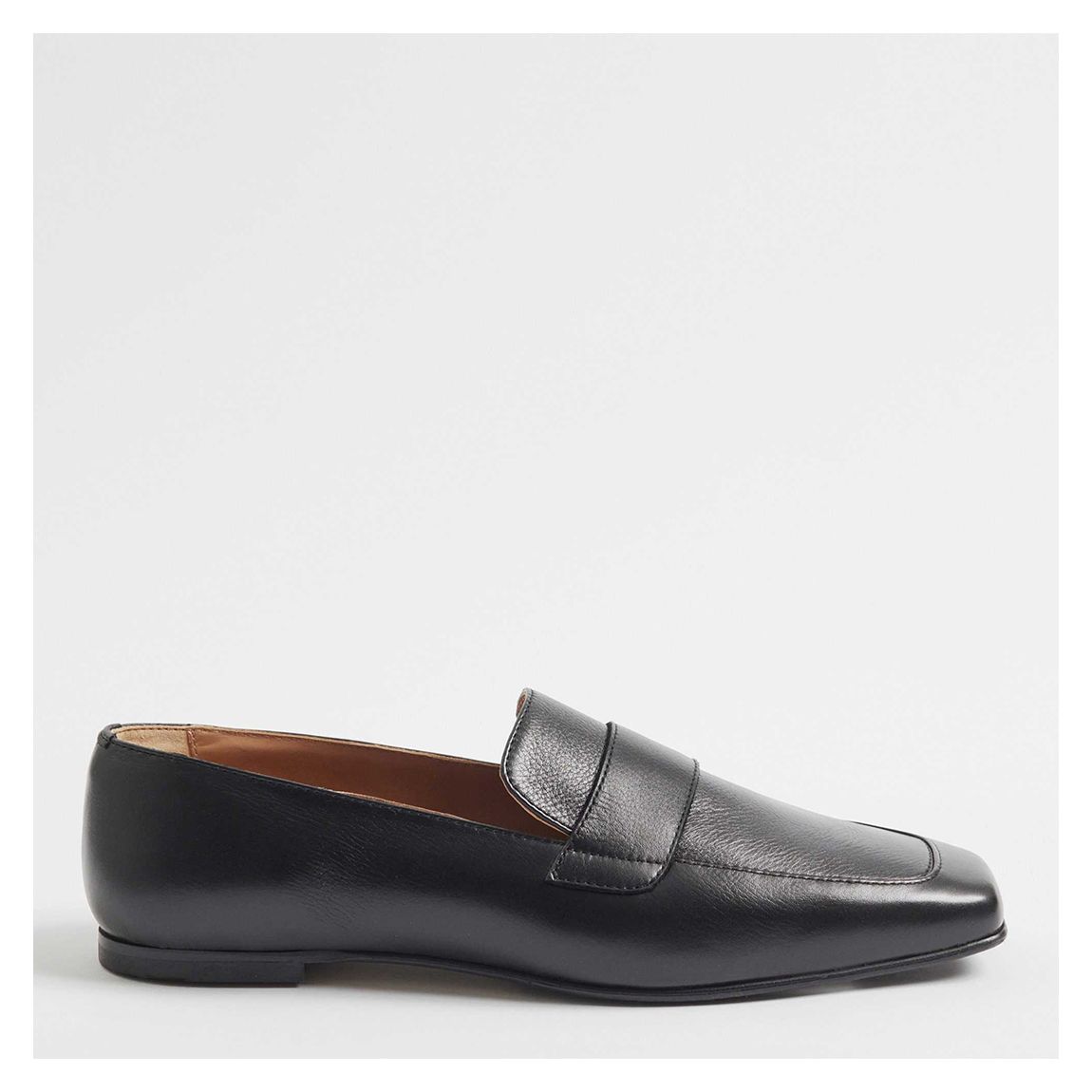 Black Leather Loafers main product photo