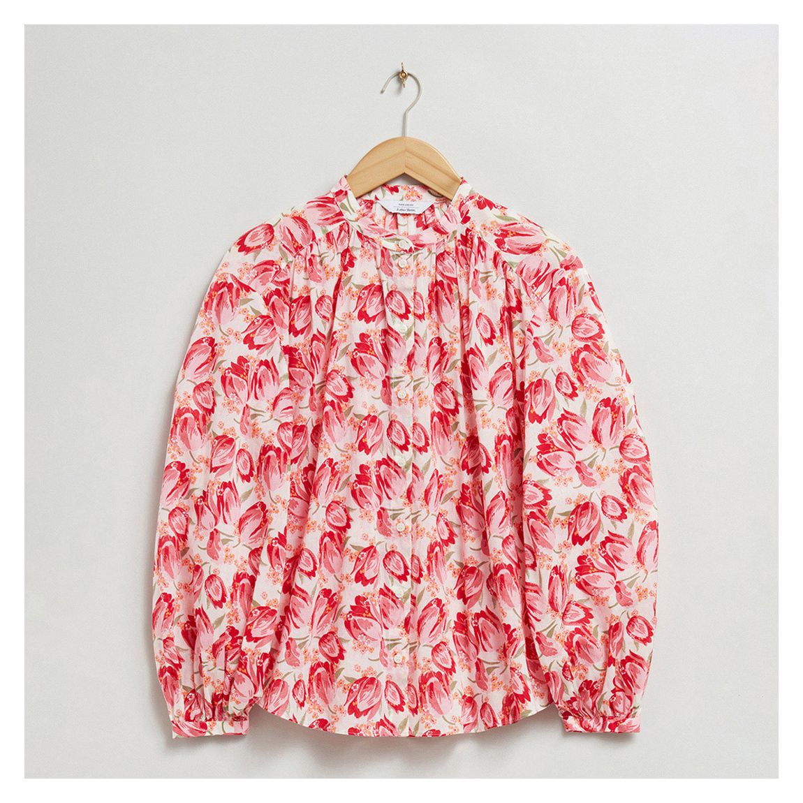 Pink/White Printed Blouse main product photo