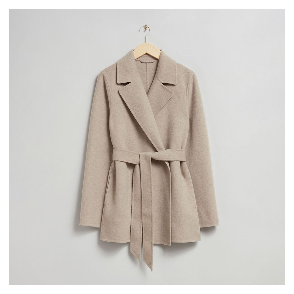 Stone Wool Blend Notch Coat main product photo