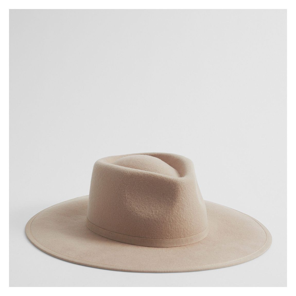 Beige Wool Wide Brim Hat main product photo