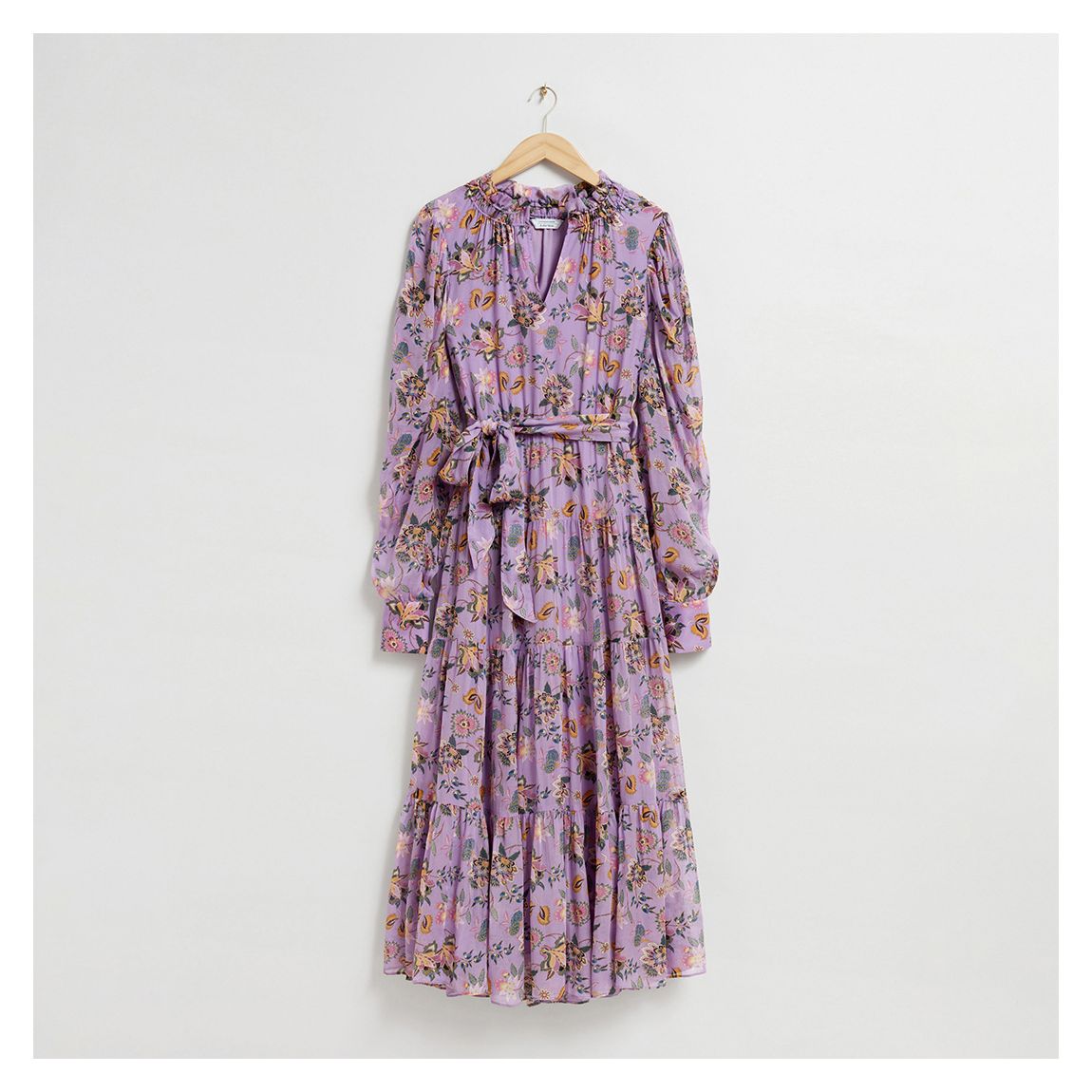 Multi Paisley Tiered Midaxi Dress main product photo