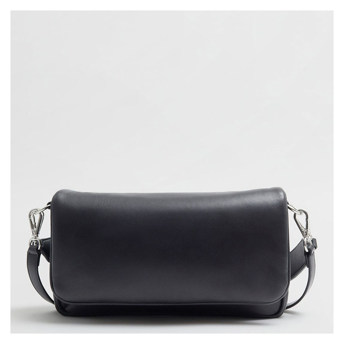 Black Leather Shoulder/Hand Bag main product photo