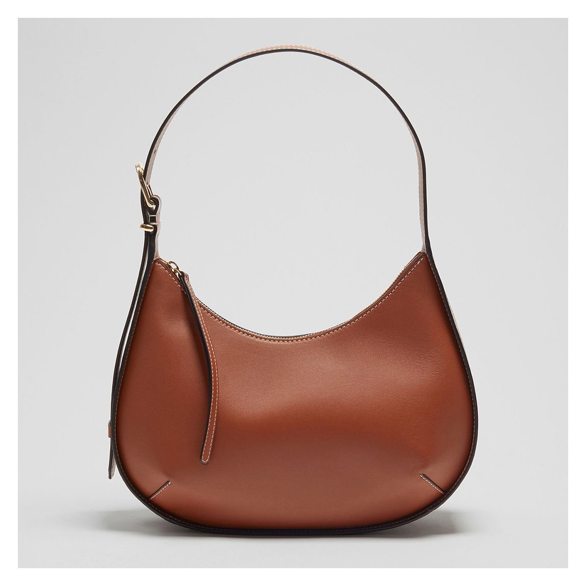 Camel Leather Saddle Bag main product photo