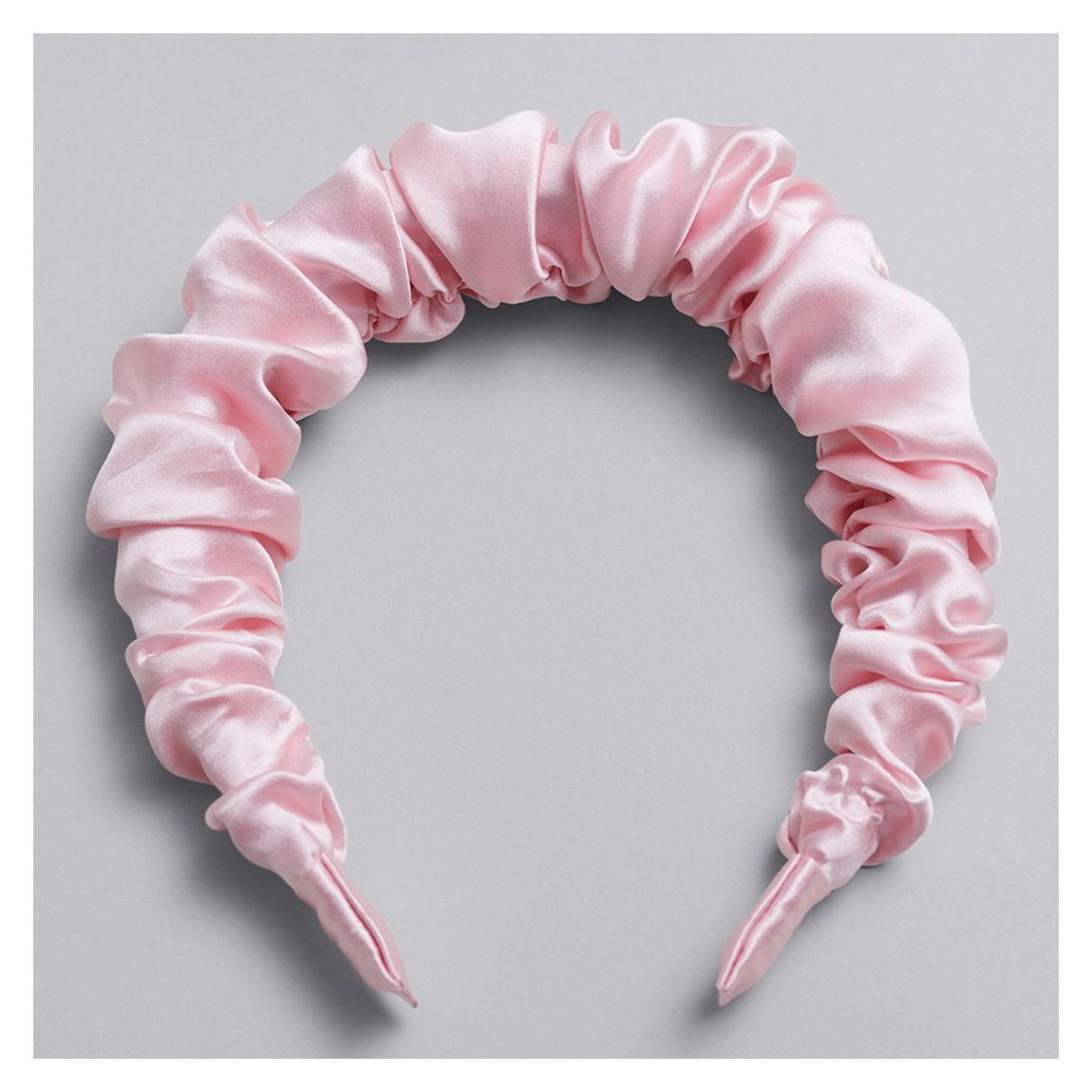 Powder Pink Ruched Alice Band main product photo