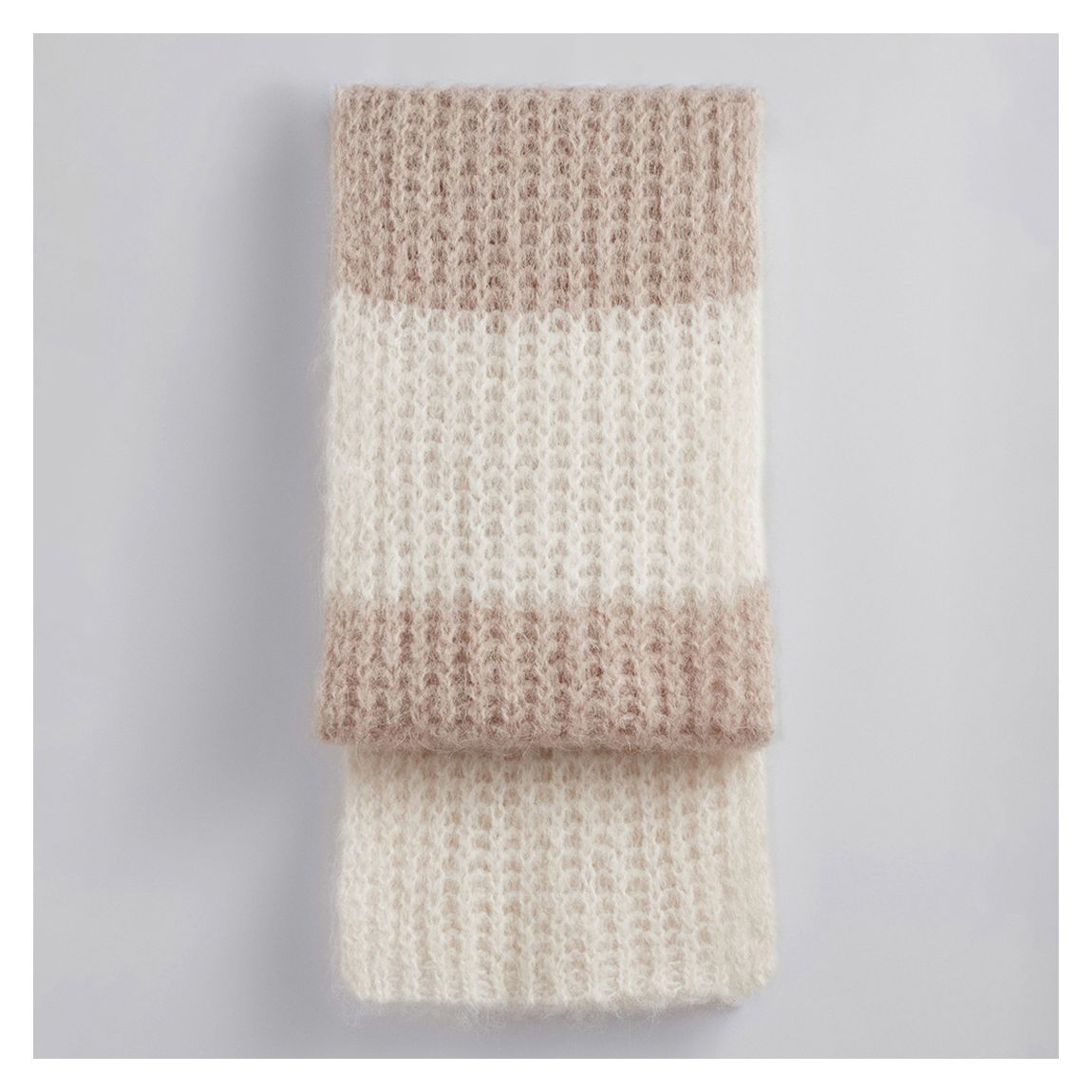 Cream/Taupe Wool Scarf main product photo