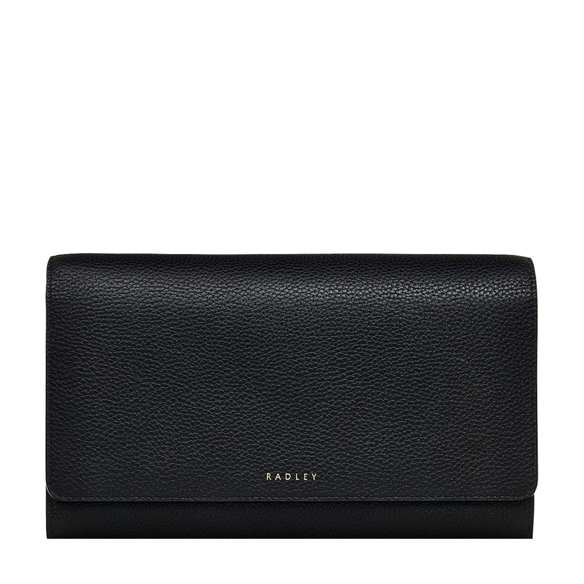 Black The Rathbone Large Flapover Travel Wallet main product photo
