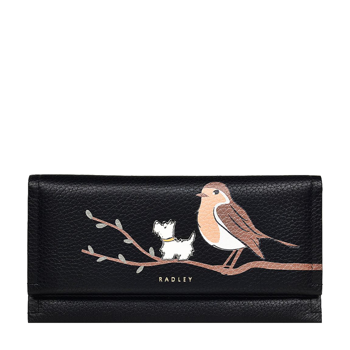 Black Robin Large Flapover Purse main product photo