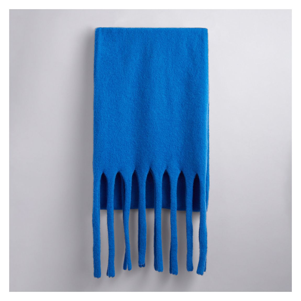 Electric Blue Wool Mohair Blend Scarf main product photo