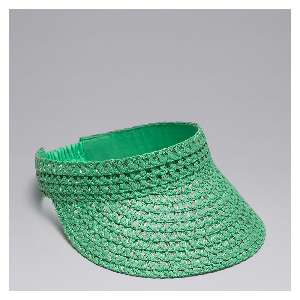 Green Woven Sun Visor main product photo