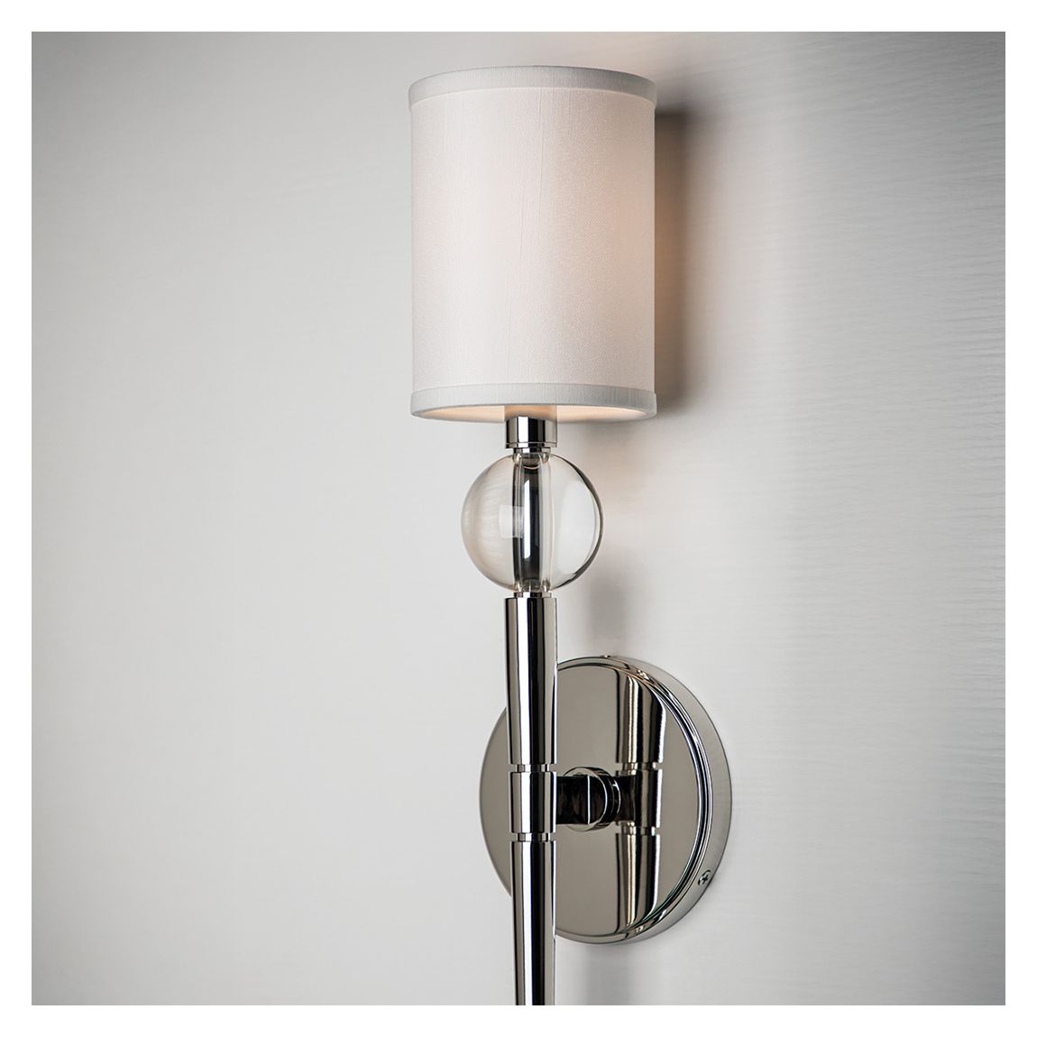 Rockland Wall Sconce Small, Silver main product photo
