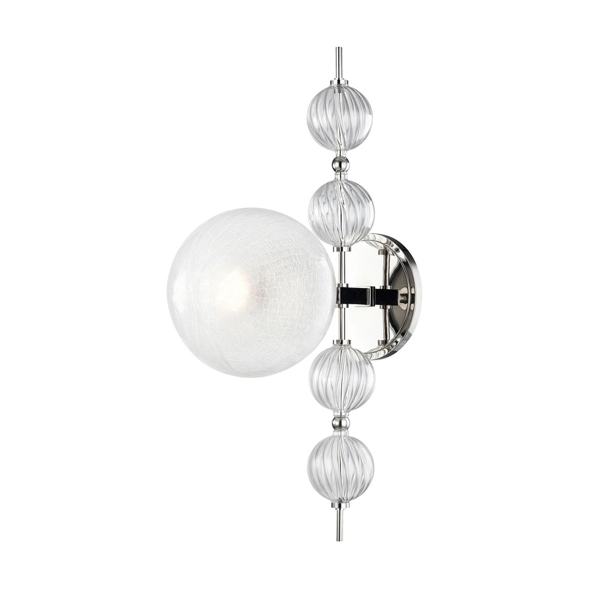Calypso Wall Sconce, Silver main product photo