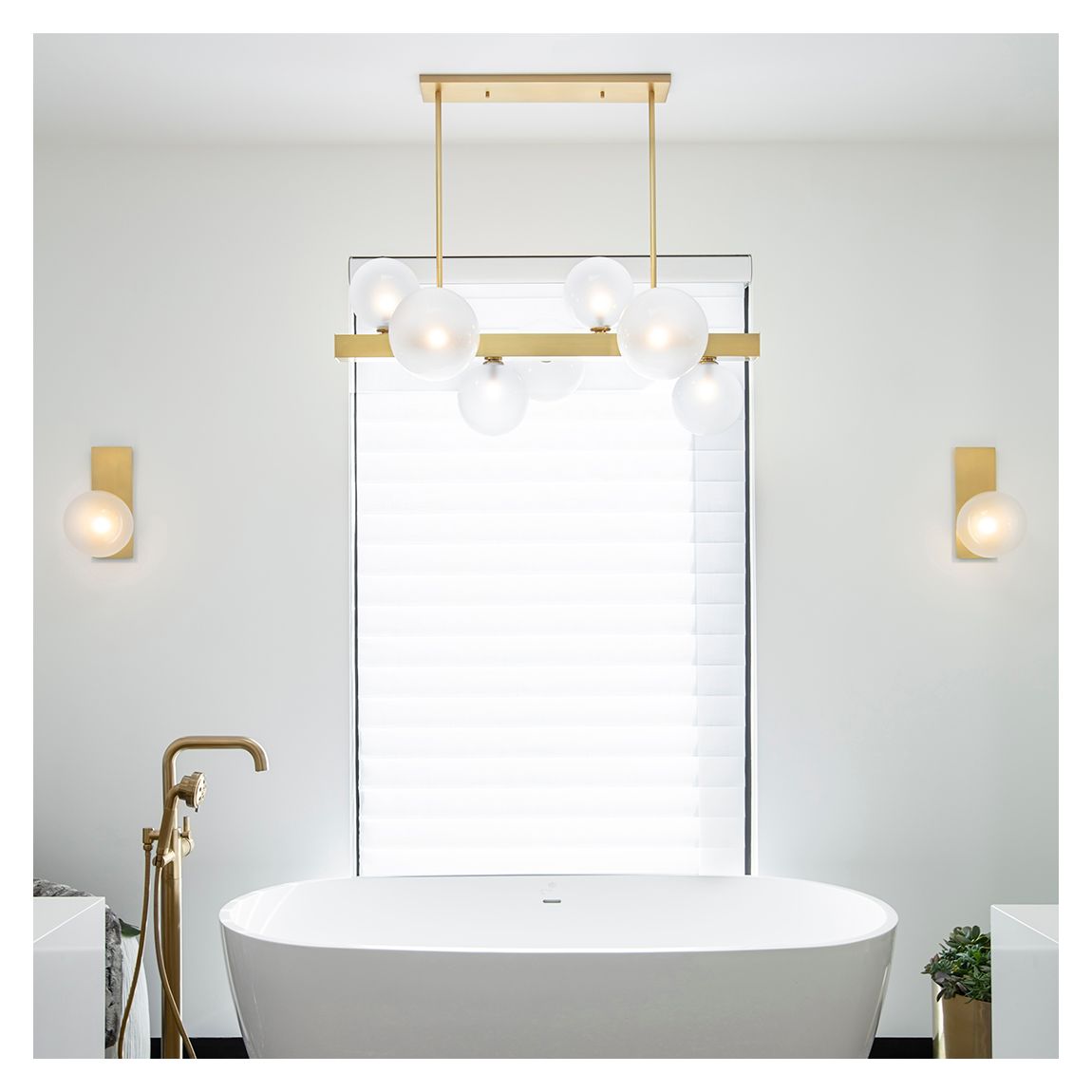 Hinsdale Wall Sconce, Gold main product photo