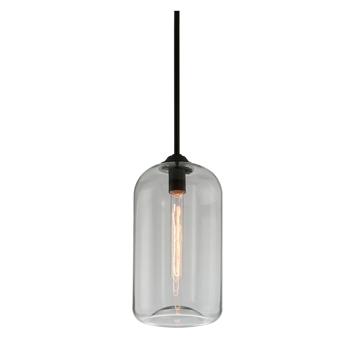District Pendant, Small, Soft Black main product photo